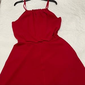 Red dress from banana republic
